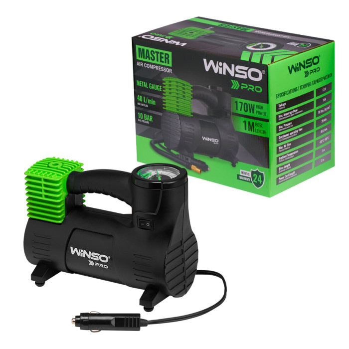 Компресор автомобільний Winso Pro Master 12В 10Атм 40л/хв