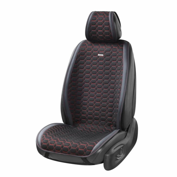 Комплект преміум накидок для сидінь Beltex Monte Carlo, black-red