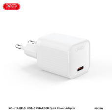 Мережевий зарядний пристрій XO L146 PD20W Single USB-C білий