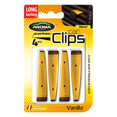 Ароматизатор Aroma Car Clips Vanilla, 4x5g рідкий