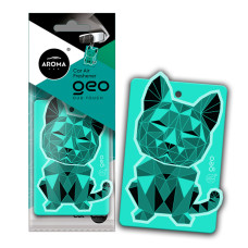 Ароматизатор Aroma Car Cellulose Geo Cat - Turquoise Oud Touch сухий