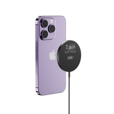 Бездротовий зарядний пристрій XO CX022 Magnetic Wireless Charger Type-C чорний