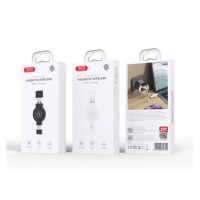 Бездротовий зарядний пристрій XO CX026 Watch Wireless Charger Apple/Samsung USB/Type-C чорний