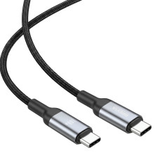 Кабель Brevia Type-C to Type-C 100W 1,2м, чорний box (57120BCCC1)