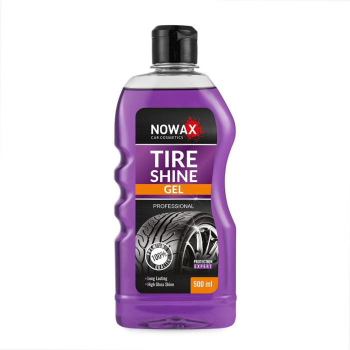 Чорнитель для шин Nowax Tire Shine Gel гелевий 500мл