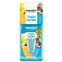 Ароматизатор з подвійною капсулою Winso Twin Turbo - Vanilla & Coconut