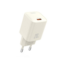 Мережевий зарядний пристрій XO L146 PD20W Single USB-C бежевий
