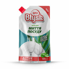 Засіб для миття посуду Super Blysk алое вера дой-пак, 500мл