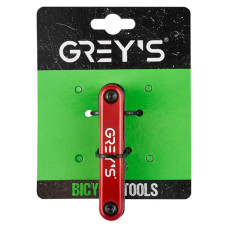 Мультитул Grey's 2/2.5/3/4/5/6мм, пласка викрутка/Phillips
