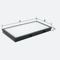 Фільтр салону Molder Filter LK 272 (WP9246, LA382, CU3454)