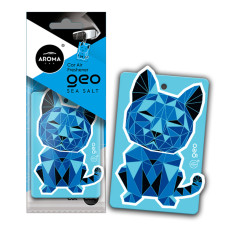 Ароматизатор Aroma Car Cellulose Geo Cat - Blue Sea Salt сухий