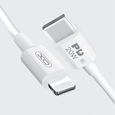 Кабель XO Type-C to Lightning 20W 1м білий