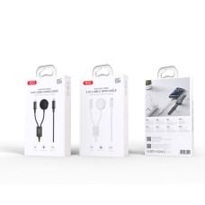 Бездротовий зарядний пристрій XO CX030 2в1 Type-c + Watch Charger білий