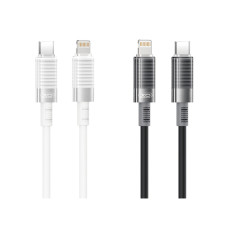 Кабель XO Brushed Silicone USB to Lightning 6A 1м білий