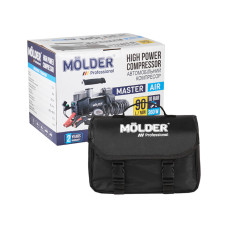Компресор автомобільний Molder Master Air 12В 10Атм 90л/хв із зажимами АКБ