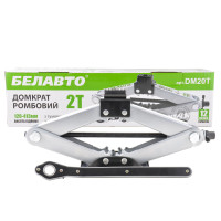 Домкрат ромбовий Белавто 2т 120-413мм з тріскачкою