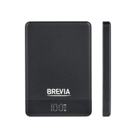 Повербанк (Power Bank) Brevia ePower 5000mAh MagSafe SuperSlim PD20W, Qі15W LCD чорний
