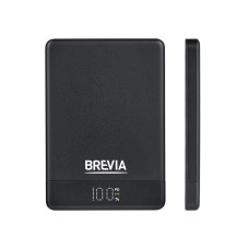 Повербанк (Power Bank) Brevia ePower 5000mAh MagSafe SuperSlim PD20W, Qі15W LCD чорний