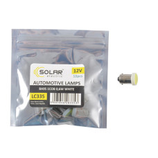 Автолампа Solar LED 12V T8.5 BA9s 1COB 0,6W white 10шт