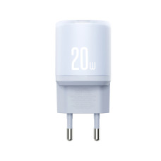 Мережевий зарядний пристрій XO L144 PD20W 1USB-A+1USB-C синій