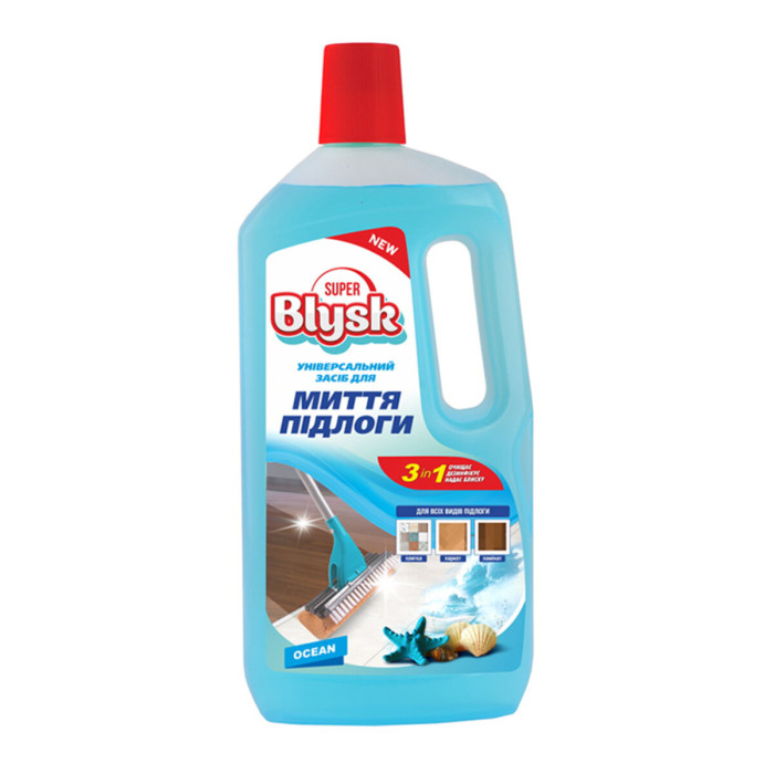 Засіб для миття підлоги Super Blysk Океан 1л