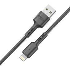 Кабель Brevia USB to Lightning 2,4А 1м, чорний box (51100BULC1)