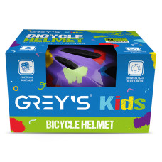 Велосипедний шолом дитячий Grey's М фіолетовий матовий GR22323