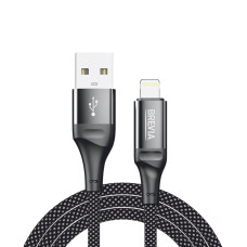 Кабель Brevia USB to Lightning 2.4А 1м, чорний box (56100BULC1)