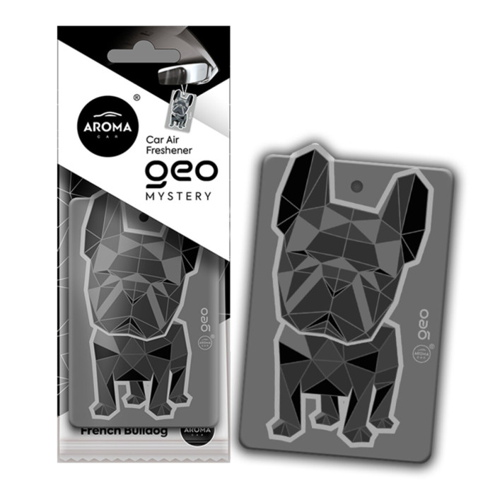 Ароматизатор Aroma Car Cellulose Geo Dog - Black Mystery сухий