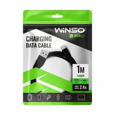 Кабель Winso Pro USB to Type-C PVC 1м чорний