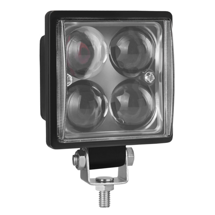 Фара світлодіодна Brevia Epistar 4D Spot 10-30V, 12W (4x3W), 880Lm, 1шт (10602QLX1)