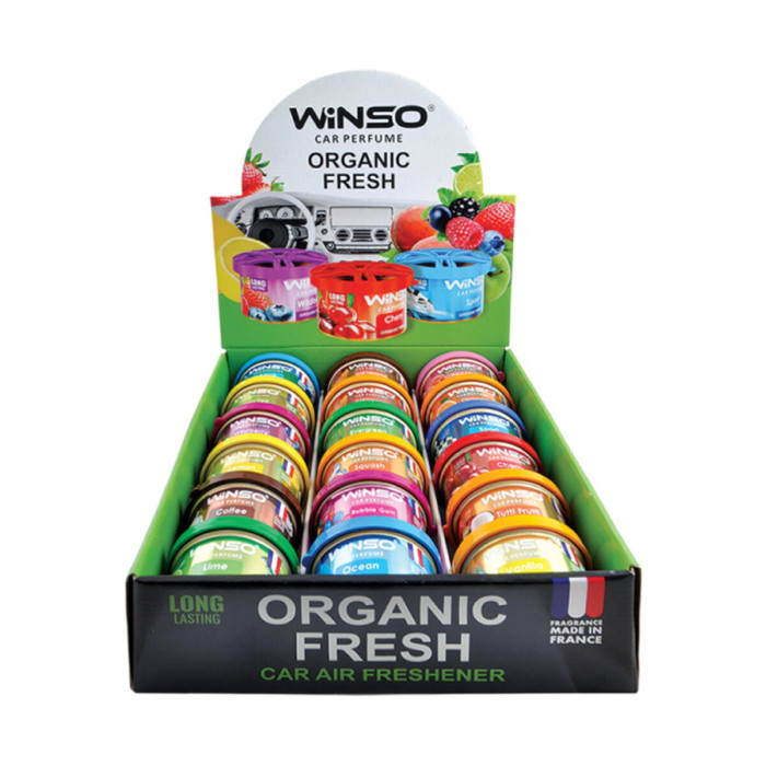 Ароматизатор Winso Organic Fresh MIX №1, 40г гелевий