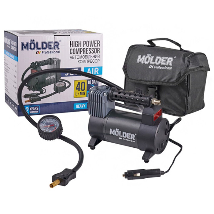 Компресор автомобільний Molder Jet Air 12В 10Атм 40л/хв