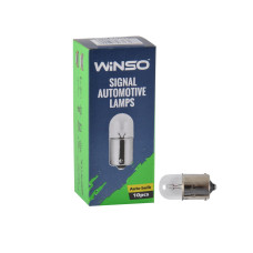 Лампа розжарювання Winso 12V R10W 10W BA15s, 10шт