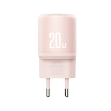 Мережевий зарядний пристрій XO L144 PD20W 1USB-A+1USB-C pink