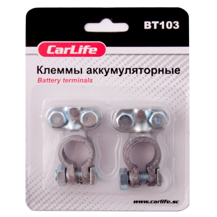 Клеми АКБ Carlife, свинець BT103