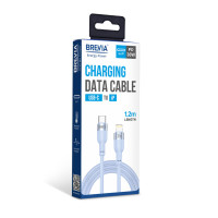 Кабель Brevia Type-C to Lightning 30W 1,2м, синій box (52120UCLC1)