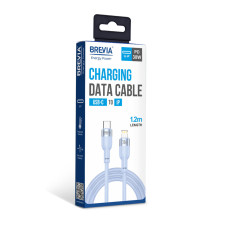 Кабель Brevia Type-C to Lightning 30W 1,2м, синій box (52120UCLC1)