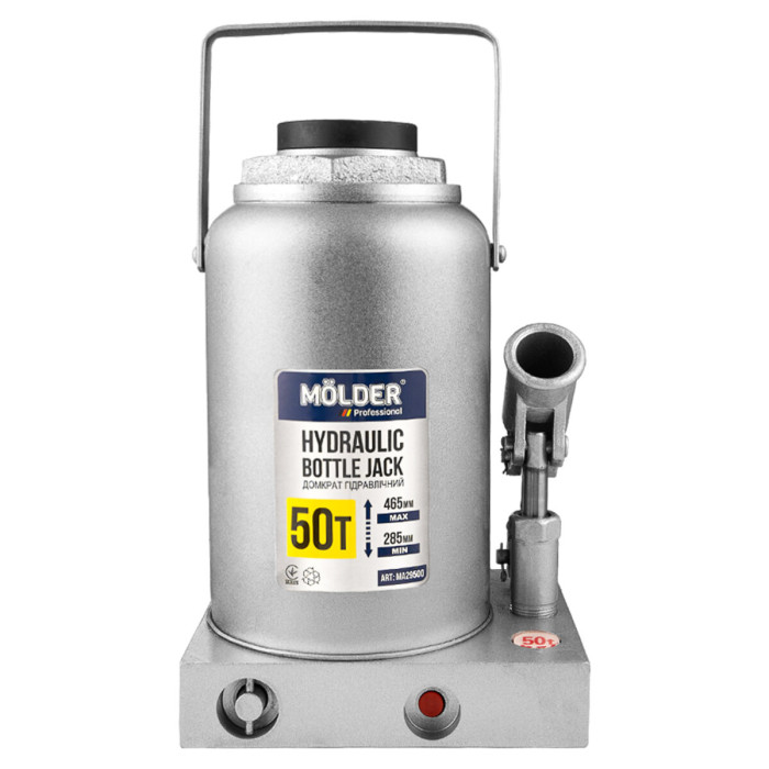 Домкрат гідравлічний пляшковий Molder 50т 285-465мм