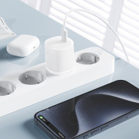 Мережевий зарядний пристрій XO L150 30W Single USB-C білий