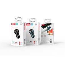 Автомобільний зарядний пристрій XO CC32 PD+QC3.0 20W USB + Type-c синій