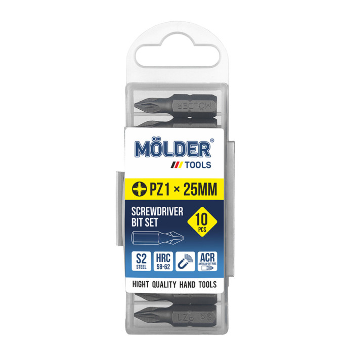 Набір біт Molder PZ1x25мм 10шт