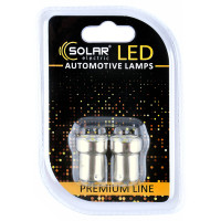 Автолампа Solar LED 12V G18.5 BA15s 8SMD white, 2шт