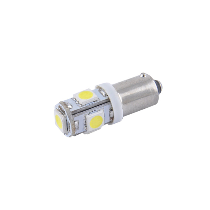 Автолампа Solar LED 24V T8.5 BA9s 5SMD white, 2шт