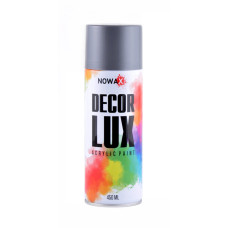 Фарба акрилова Nowax Spray Срібно-сірий 450мл