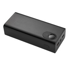 Повербанк (Power Bank) Brevia 30000mAh 65W Li-Pol, LCD чорний