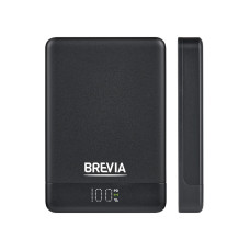 Повербанк (Power Bank) Brevia ePower 10000mAh MagSafe SuperSlim PD20W, Qі15W LCD чорний