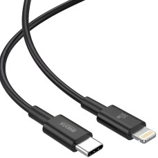 Кабель Brevia Type-C to Lightning 30W 1м, чорний box (55100BCLC1)