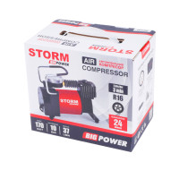 Компресор автомобільний Storm Big Power 10Атм 37л/хв 170Вт (20310)