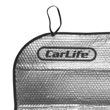 Шторка сонцезахисна автомобільна CarLife для лобового скла 145*70см срібна